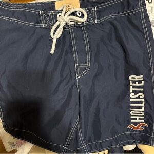 Hollister By Abercrombie Swim / Board Short / Trunks Vintage Embroidered Logo